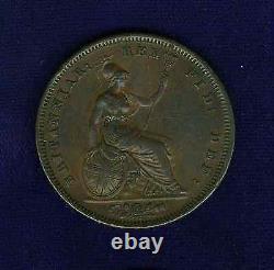 Grande-bretagne Angleterre Roi William IV 1831 1 Penny Copper Coin Xf
