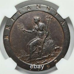 Grande-bretagne Angleterre Soho 1 Penny 1797 Ngc Au 53 Bn Aunc George III Cuivre