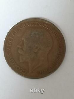 Grande-bretagne Bronze Pièce One Penny 1919-1920-1921