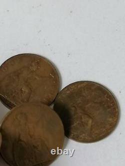 Grande-bretagne Bronze Pièce One Penny 1919-1920-1921