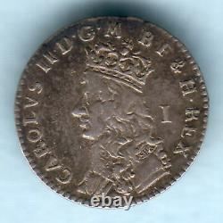 Grande-bretagne. Charles 11 (1662-85) Sans Date Penny. Numéro Frais. Gvf
