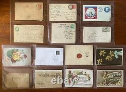 Grande-bretagne & Commonwealth Cover Collection Penny Red & Articles Rares Inclus
