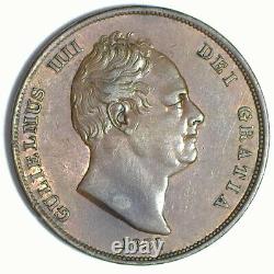 Grande-bretagne Roi William IV 1831 Penny No Ww On Truncation (km-707) Au