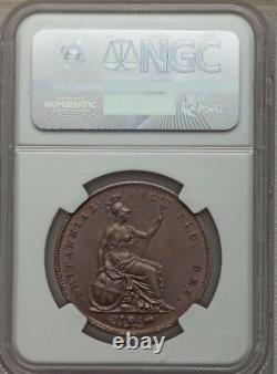 Grande-bretagne Victoria 1848 1 Penny Coin, Non Circulé, Certifié Ngc Ms64-bn