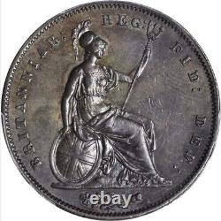 Grande-bretagne Victoria 1848/6 Penny Coin Certifié Presque Non Circulé Pcgs Au58
