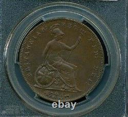 Grande-bretagne Victoria 1855 Penny, Choix Non Circulé, Certifié Pcgs Ms64-bn