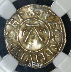 Grande-bretagne-est Anglia 1d Penny 895-910 Ef45 Argent Ngc St. Edmund Bosecin