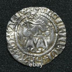 Henry VIII 1509-47, Penny, 1er Coinage, Durham, Bp Ruthall, MM Lis, S2331, N1776