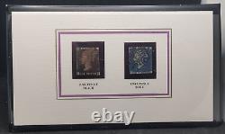 Les timbres de Matt Scott Grande-Bretagne #1 Penny Black & #2 2-penny Blue Set Cv$1,350