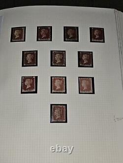 Lot de timbres du Royaume-Uni sans charnière, chargé! 1841-1972! Incluant le Penny Black
