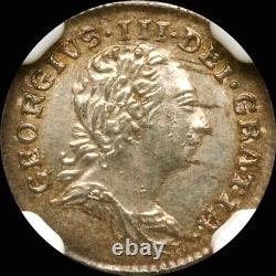 Ngc Ms 64 1786 Grande-bretagne George III Silver Penny Toned