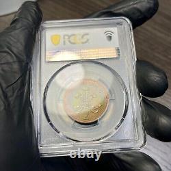 PR66RB 1973 Grande-Bretagne Penny Preuve, PCGS Trueview- Nuancé Arc-en-ciel