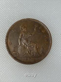 Penny de Grande-Bretagne de haute qualité de 1862
