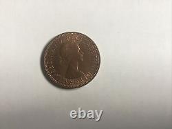 Pièce de monnaie de Grande-Bretagne 1962 - Une pièce de un penny en anglais