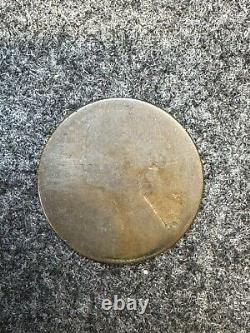 Pièce de monnaie en bronze d'un penny de 1860 du Royaume-Uni de Grande-Bretagne