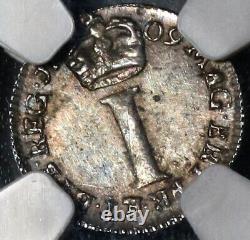 Pièce en argent sterling de Grande-Bretagne de 1709 NGC MS 62 Anne Penny POP 1/0 (24070801D)