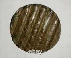 Pièce rare de demi-penny britannique de 1871 annulée par la Monnaie et gaufrée