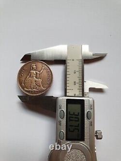 Rare 1937 Grande-Bretagne George VI Un Penny