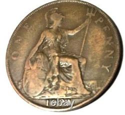 Rare, One Penny Coin George V 1921 (date Clé)