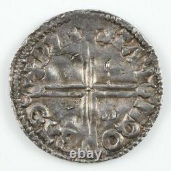 Roi Anglo-saxon Aethelred Ii, Penny De La Croix D'argent, Bath, Wyntan, 978-1016