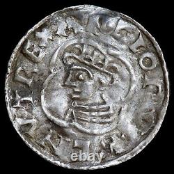 Saxon. Noix, 1016-35. Penny, Quatrefoil Type, Vers 1017-23. York Mint, Cetel