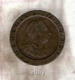 #c21. 1797 Grande-bretagne Cartwheel Two Penny Coin